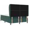 vidaXL Cama tipo Box Spring Verde oscuro 200 x 140 cm Terciopelo