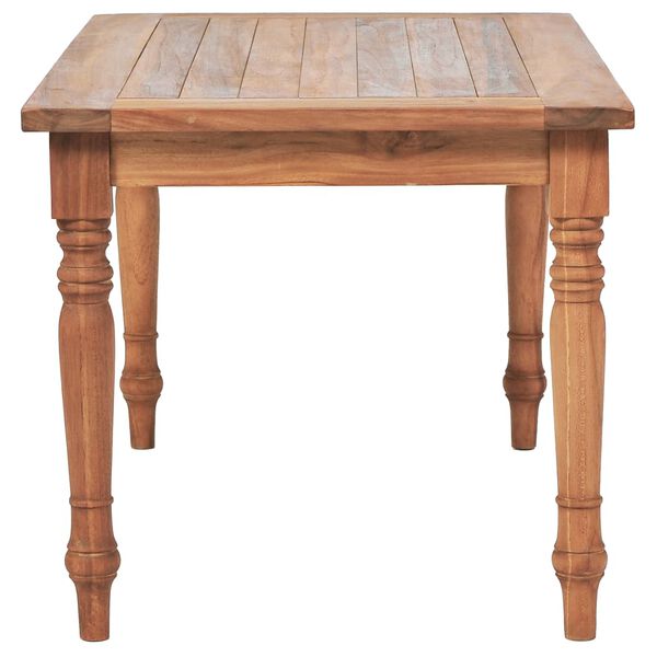 vidaXL Mesa de centro Batavia de madera de teca 90x50x45 cm