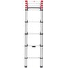 Hailo Escalera telescópica FlexLine 260 264 cm aluminio 7113-091