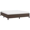 vidaXL Estructura de cama sin colch&oacute;n cuero sint&eacute;tico marr&oacute;n 160x200cm