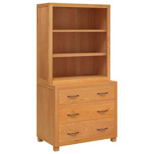 vidaXL Conjunto de Muebles de Almacenaje con caj&oacute;n 2 uds. Marr&oacute;n