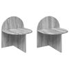 vidaXL Mesita de Noche 2 pcs Gris Sonoma 40 x 35,5 x 45,5 cm