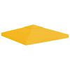 vidaXL Toldo de cenador 2 niveles 310 g/m&sup2; 3x3 m amarillo