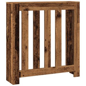 vidaXL Cubierta de radiador madera color envejecido 78x20x82 cm