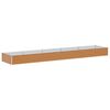 vidaXL Arriate elevado Marr&oacute;n Claro 485 x 100 x 36 cm