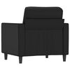 vidaXL Sillón cuero sintético negro 60 cm