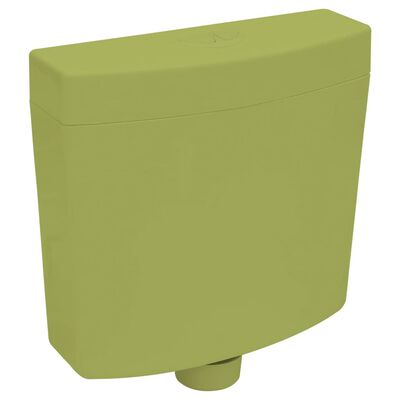 vidaXL Cisterna de inodoro con entrada de agua inferior verde 3/6 L