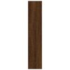 vidaXL Estantería de pared madera ingeniería roble marrón 90x16x78 cm
