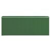 vidaXL Cobertizo de jardín acero galvanizado verde 192x523x223 cm