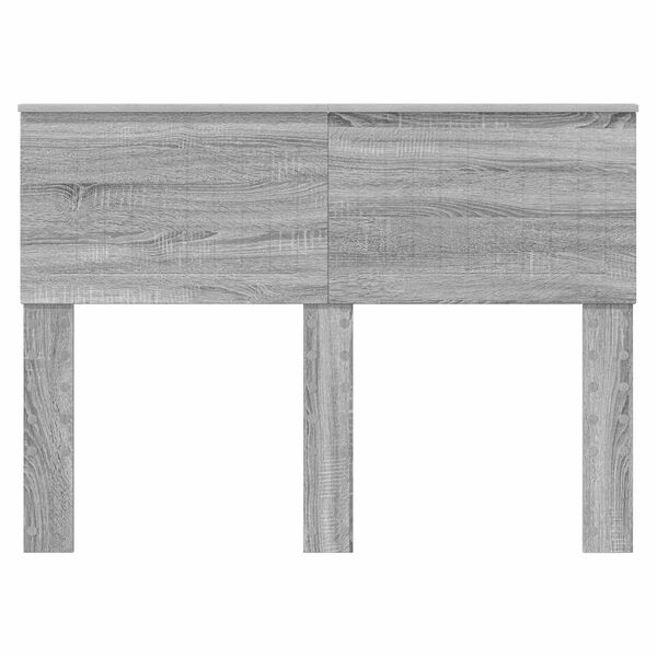 vidaXL Cabecero Gris Sonoma 120 cm Madera contrachapada