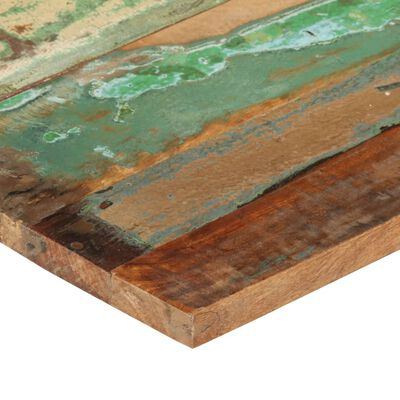 vidaXL Tablero de mesa madera maciza reciclada 80x60x(2,5-2,7) cm
