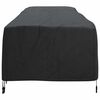 vidaXL Funda para Loungers Liso Negro 74 x 210 x 40 cm tela