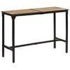 vidaXL Mesa de bar madera maciza de mango rugoso 150x55x107 cm