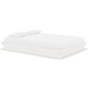 vidaXL Estructura de cama sin colch&oacute;n madera maciza blanco 140x190 cm