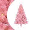 vidaXL &Aacute;rbol de Navidad Artificial Preiluminado Rosa 150 cm PVC