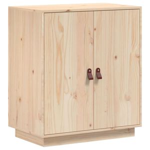 vidaXL Aparador de madera maciza de pino 65,5x40x75 cm