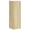 vidaXL Soportes de plantas 2 uds madera roble Sonoma 25x25x80 cm