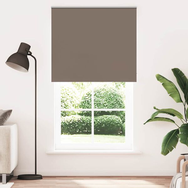 vidaXL Estor Enrollable Opaco Color Caf&eacute; 140x230cm Tela Ancho 136,6cm