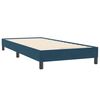 vidaXL Cama box spring sin colch&oacute;n azul oscuro terciopelo 100x220 cm