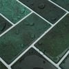 vidaXL Azulejo en espiga 50 pcs Verde oscuro 30 x 30 cm