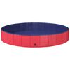 vidaXL Piscina para Perros &Oslash;200 x 30 cm PVC Grueso Rojo