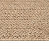vidaXL Alfombra ZIZUR apariencia yute interior exterior beige 60x110cm