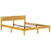 vidaXL Estructura de cama sin colch&oacute;n madera maciza de mango 180 cm