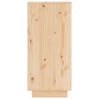 vidaXL Aparador 2 uds madera maciza de pino 31,5x34x75 cm