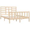 vidaXL Estructura de cama madera maciza 150x200 cm