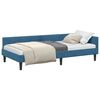 vidaXL Estructura de cama en esquina Azul 100 cm x 200 cm Terciopelo