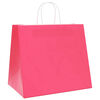 vidaXL Bolsas de papel con asas 50 uds rosa 32x22x28 cm