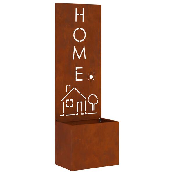 vidaXL Pantalla de Privacidad para Jard&iacute;n Calado Oxidado 50 x 140 cm