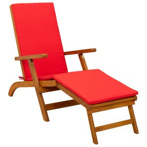 vidaXL Recliner y tumbona plegable 55 x 146 x 91 cm