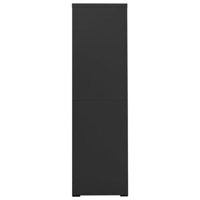vidaXL Armario archivador de acero gris antracita 90x46x164 cm