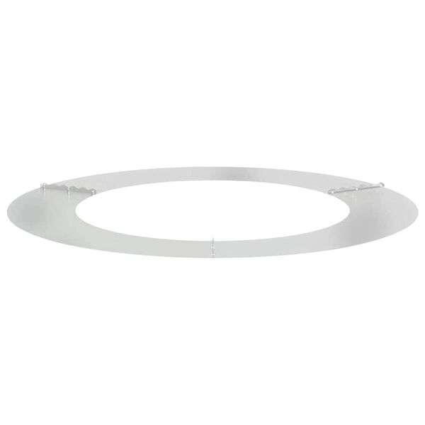 vidaXL adecuado para Anillos de Árbol Plano 5 pcs Plateado Ø60 / 90 cm