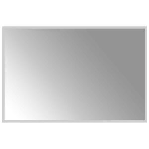 vidaXL Espejo de ba&ntilde;o LED Transparente 90 x 60 cm vidrio templado