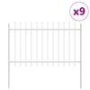 vidaXL Valla de Jard&iacute;n 9 pcs 15,3 x 1,2 m