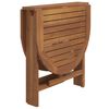 vidaXL Set comedor de jardín plegable 5 piezas madera maciza de acacia