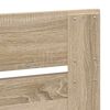 vidaXL Estructura de cama Sonoma 140 x 190 cm Madera de pino macizo