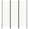 vidaXL Biombo divisor de 3 paneles blanco 150x180 cm