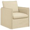 vidaXL Sof&aacute; Crema 75 x 82 x 85 cm tela