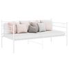 vidaXL Estructura de sof&aacute; cama sin colch&oacute;n metal blanco 90x200 cm