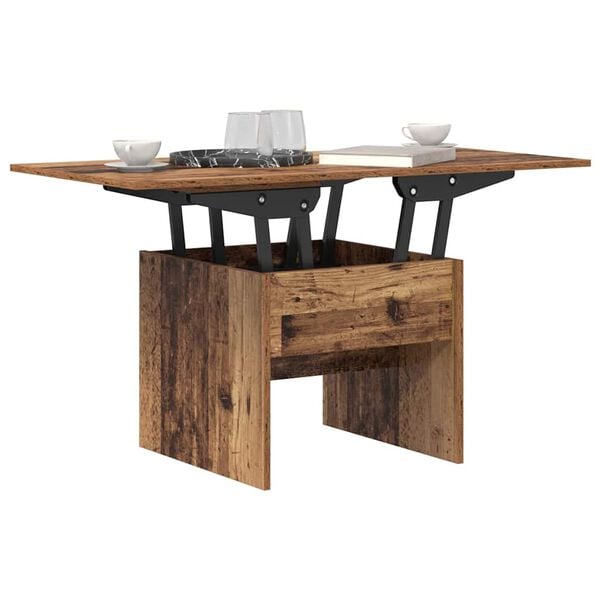 vidaXL Mesa de Café Madera Vieja 55 x 54,5 x 45 cm