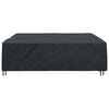 vidaXL Funda para muebles Liso Negro 260 x 260 x 90 cm 210D
