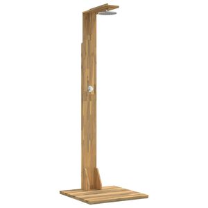vidaXL Ducha exterior 219 cm Blanco