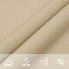 vidaXL Toldo de vela triangular tela Oxford beige 3,6x3,6x3,6 m