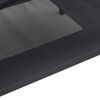 vidaXL Cama para perro Manual Negro 92 x 77 x 82,5 cm Acero