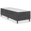 vidaXL Estructura de cama Box Spring sin colch&oacute;n tela gris 100x200 cm