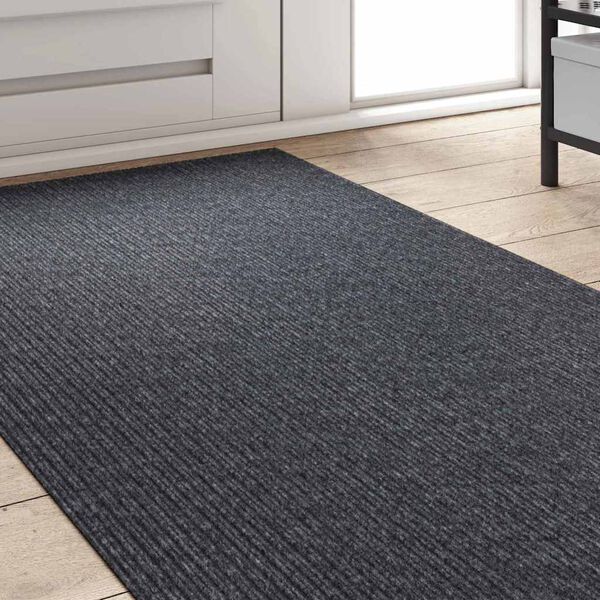 vidaXL Runner de Alfombra Gris 80 x 250 cm tela