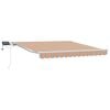 vidaXL Toldo retr&aacute;ctil Multicolor 300 x 250 cm Tela y Aluminio